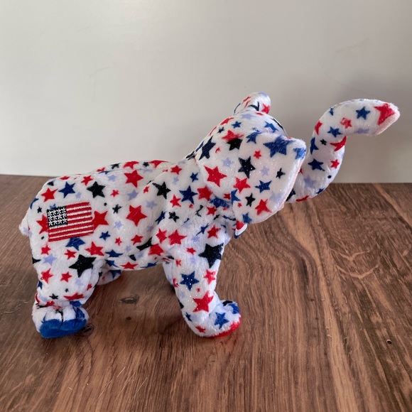 3 FOR $25: Authentic TY Beanie Babies Righty the Elephant, 2003. NWT - Picture 1 of 4